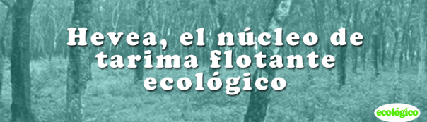 LA HEVEA COMO NÚCLEO DE LA TARIMA FLOTANTE